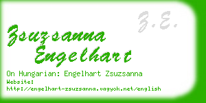 zsuzsanna engelhart business card